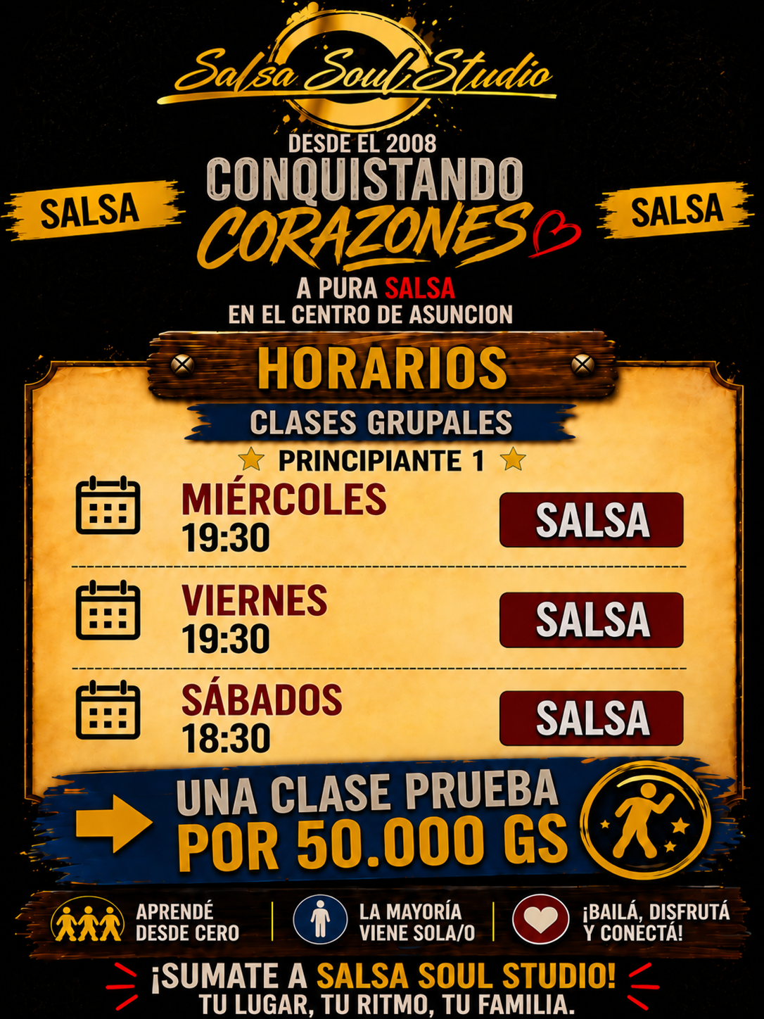 Horarios Principiante 1
